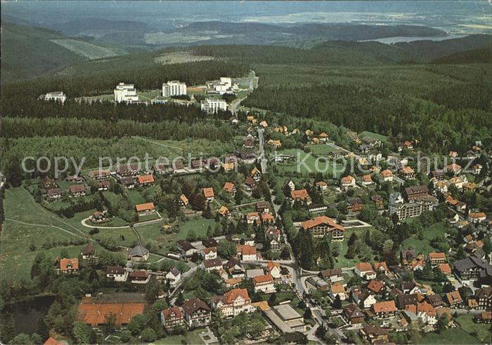 Hahnenklee-Bockswiese Harz Fliegeraufnahme