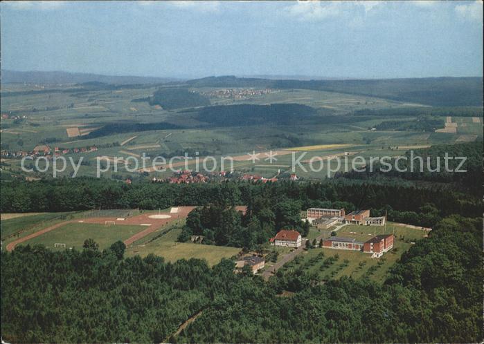 Nieste Jugendburg Sensenstein Fliegeraufnahme