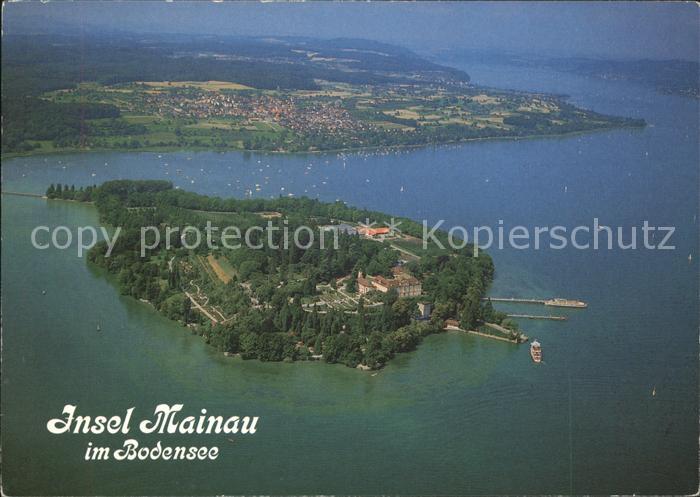 Mainau Fliegeraufnahme ueberlingersee