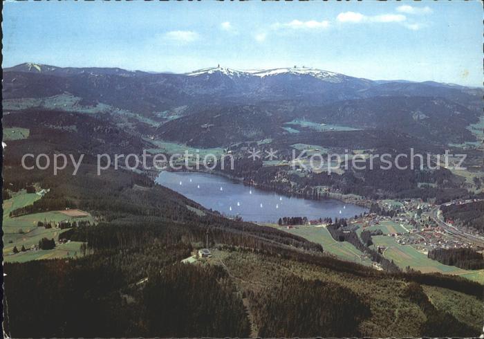 TITISEE Schwarzwald BW Fliegeraufnahme Herzogenhorn Seebuck Feldberg Hochfrist A