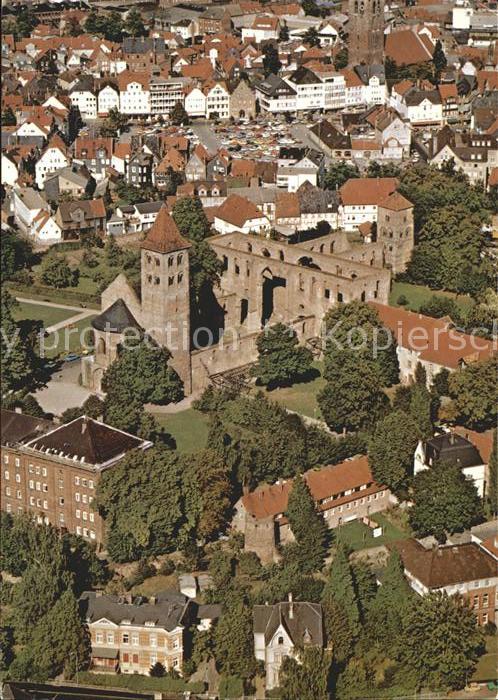 Bad Hersfeld Fliegeraufnahme Rhoen Stiftsruine