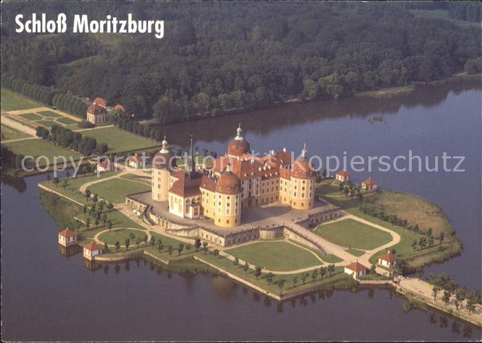 Moritzburg Sachsen Schloss Fliegeraufnahme