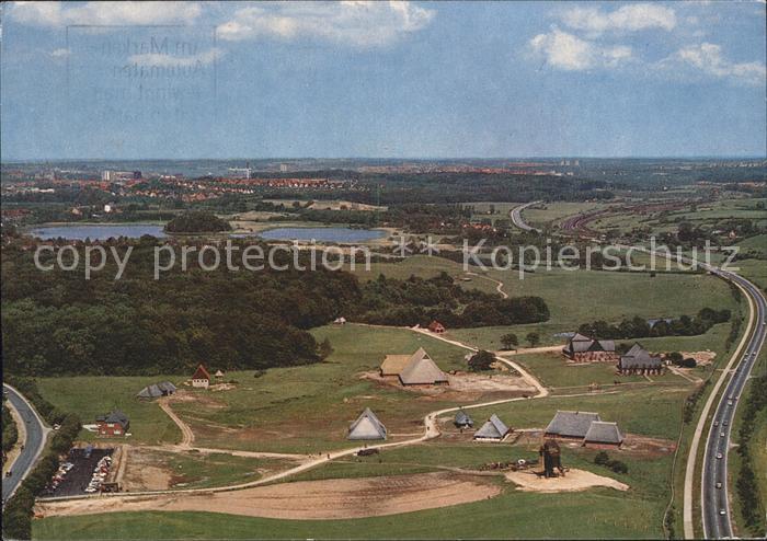 KIEL  CITY Fliegeraufnahme Rammsee Freilichtmuseum