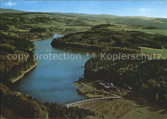 Marienheide Fliegeraufnahme Hotel Nanny Lingese-Talsperre