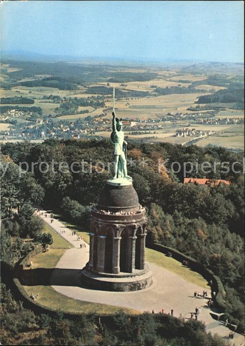 Teutoburgerwald Fliegeraufnahme Hermannsdenkmal