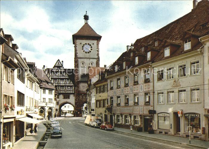 Freiburg Breisgau Oberlinden Schwabentor