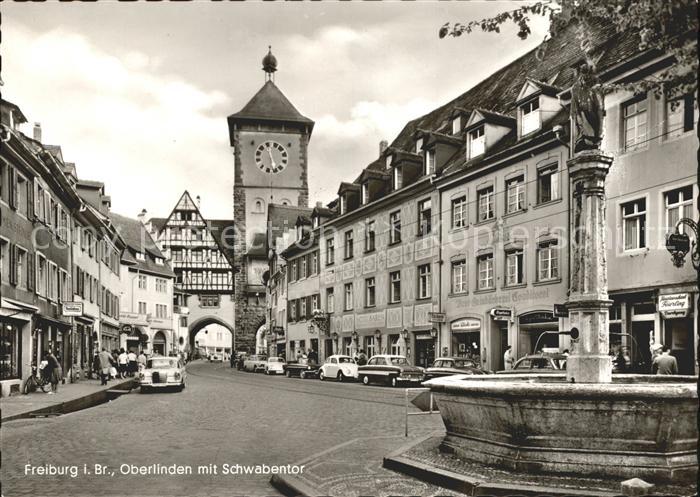 Freiburg Breisgau Oberlinden Schwabentor