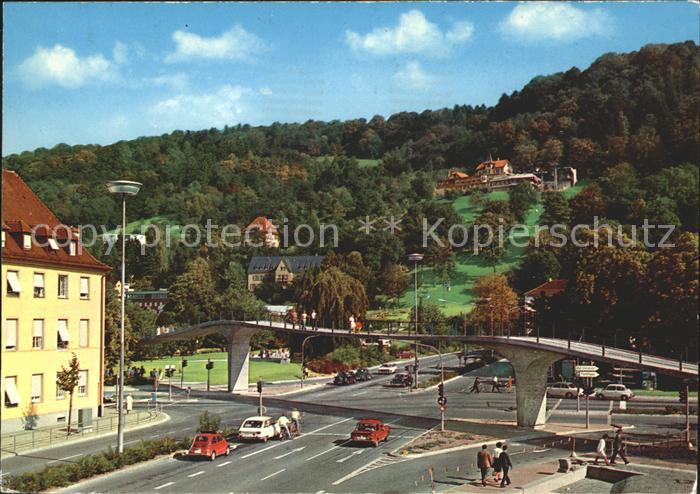 Freiburg Breisgau Fussgaengerbruecke Stadtgarten