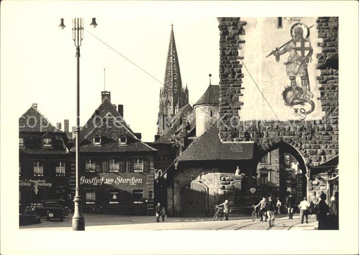 Freiburg Breisgau Martinstor Gasthof Storchen