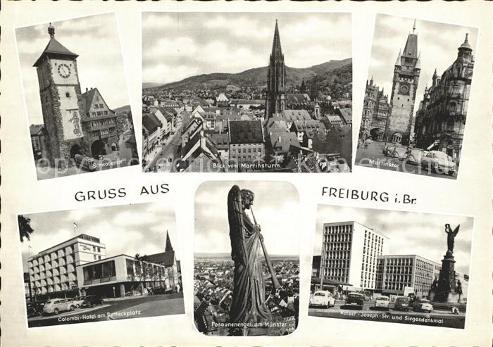 Freiburg Breisgau Martinstor Schwabentor Posaunenengel Muenster