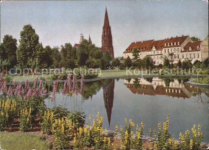 Freiburg Breisgau Stadtgarten Anlagen Muenster