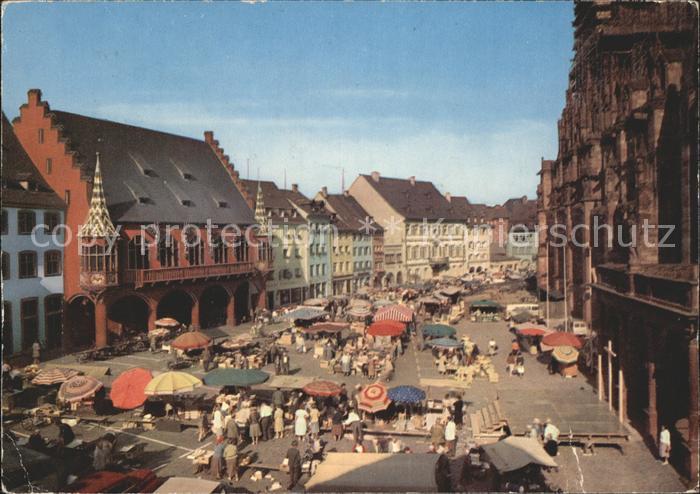 Freiburg Breisgau Zwischen Muenster Histor. Kaufhaus