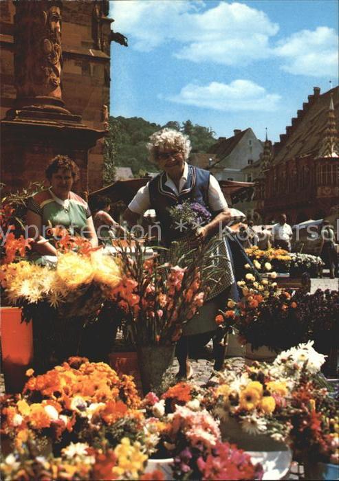 Freiburg Breisgau Blumenmarkt Muensterplatz