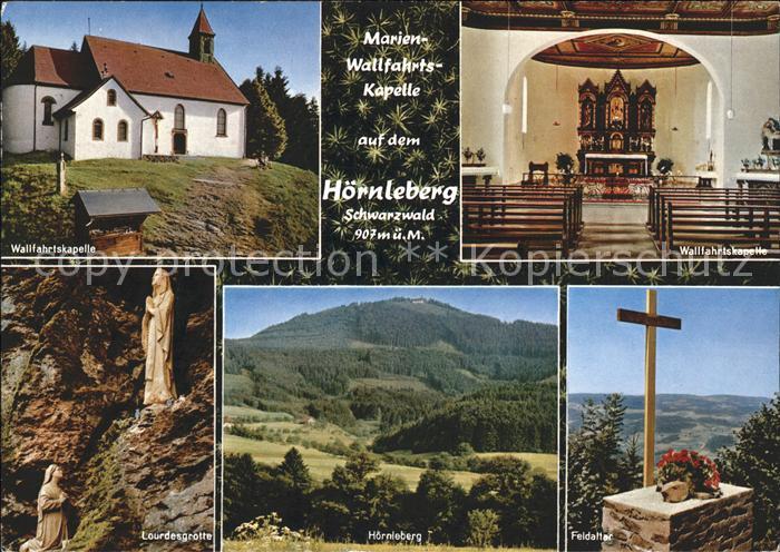 Oberwinden Elztal Lourdesgrotte Wallfahrtskapelle Feldaltar Hoernleberg