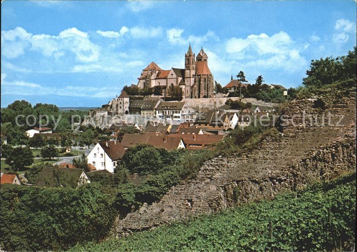 Breisach Rhein Kirche Teilansicht