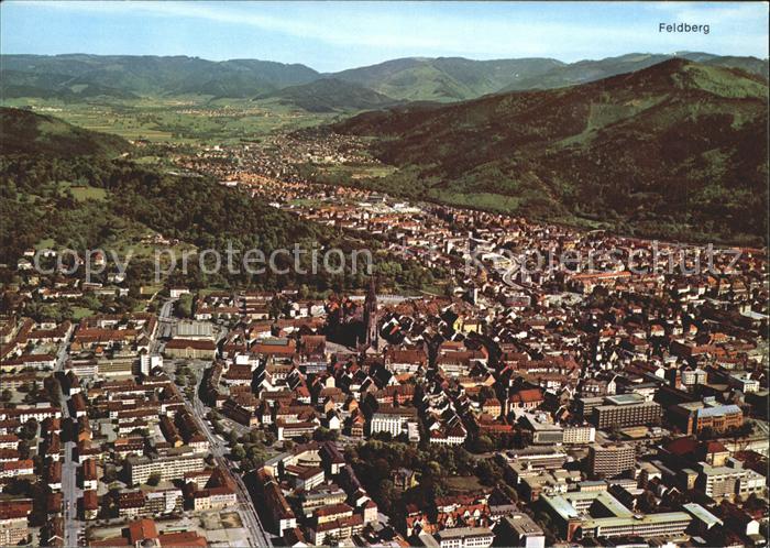 Freiburg Breisgau Fliegeraufnahme Feldberg