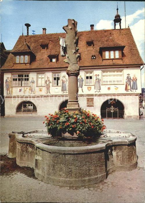 Haslach Kinzigtal Rathaus Brunnen