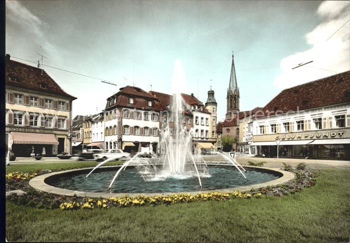 Emmendingen Marktplatz Brunnen