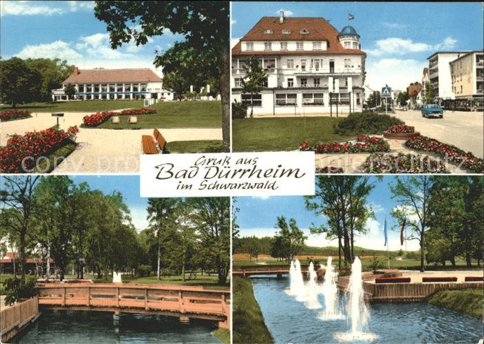 Bad Duerrheim Springbrunnen Teilansichten