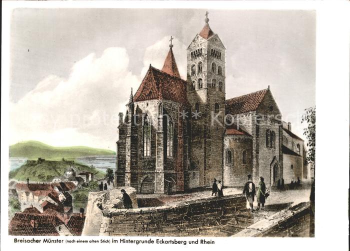 Breisach Rhein Eckartsberg Rhein nach einem alten Sticht