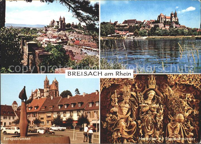 Breisach Rhein Europabrunnen Hochaltar Stephansmuenster