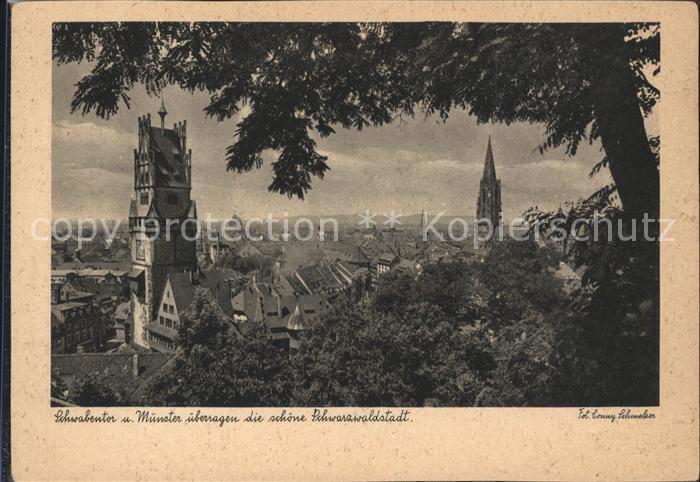 Freiburg Breisgau Schwabentor Muenster