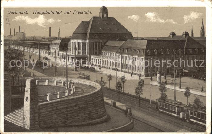 DORTMUND  CITY Hauptbahnhof Freistuhl Strassenbahn
