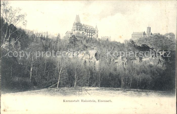 Eisenach Thueringen Kuranstalt Hainstein