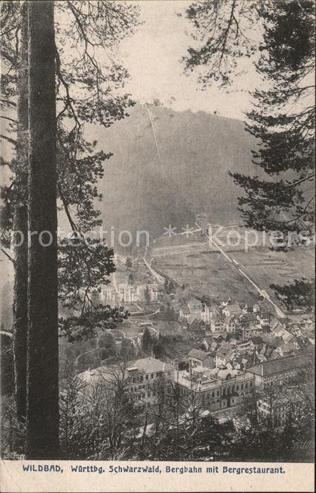 Wildbad Schwarzwald Bergbahn Bergrestaurant