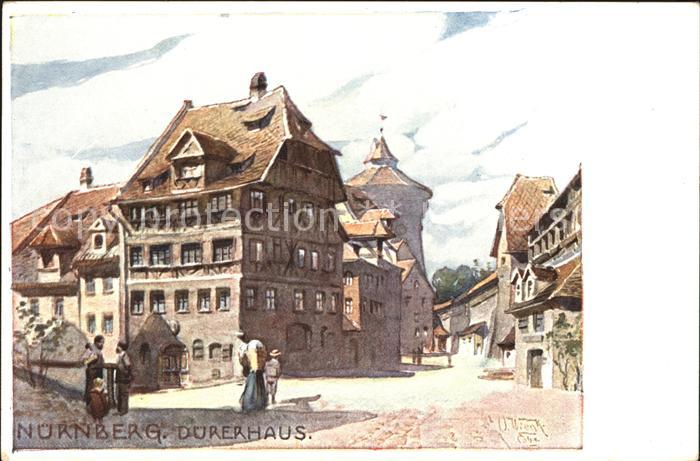 NueRNBERG  CITY Duererhaus Kuenstlerkarte