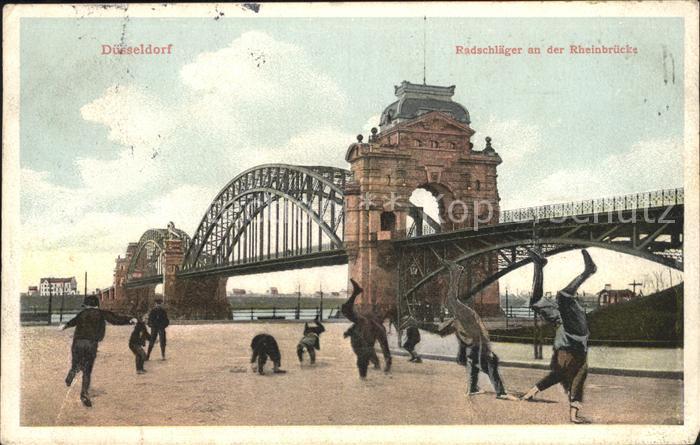 DuessELDORF  CITY Radschlaeger Rheinbruecke 18. Verbandsfest