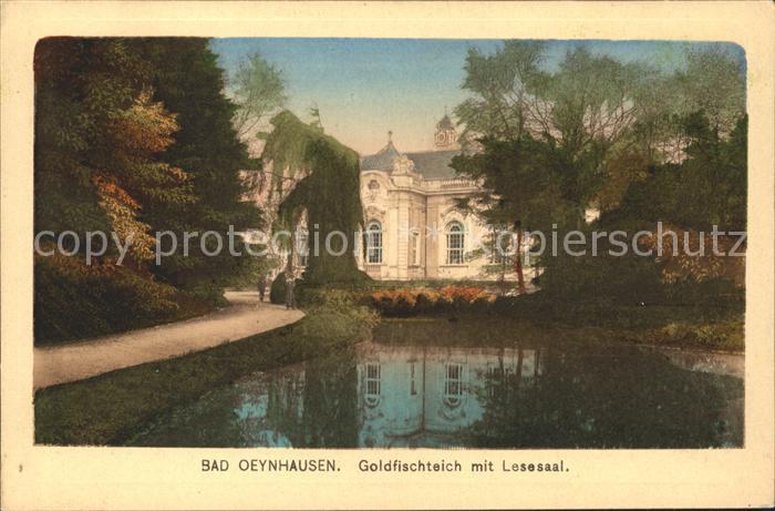 Bad Oeynhausen Goldfischteich Lesesaal