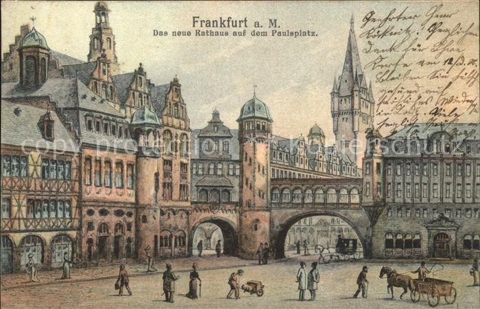 Frankfurt Main Rathaus Paulsplatz
