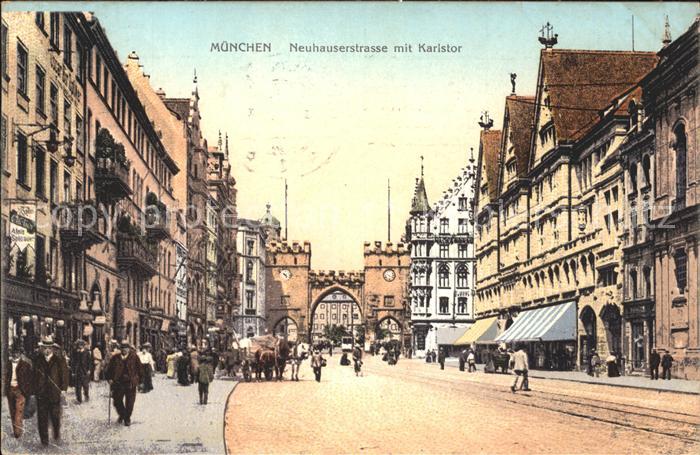 Muenchen Bayern Neuhauserstrasse Karlstor