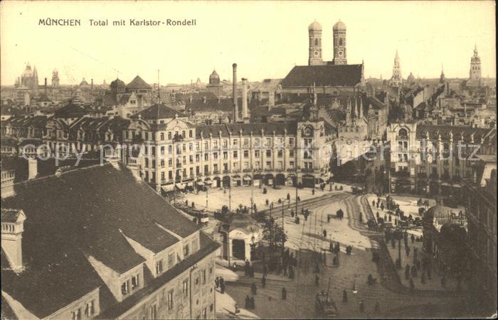 Muenchen Bayern Karlstor-Rondell