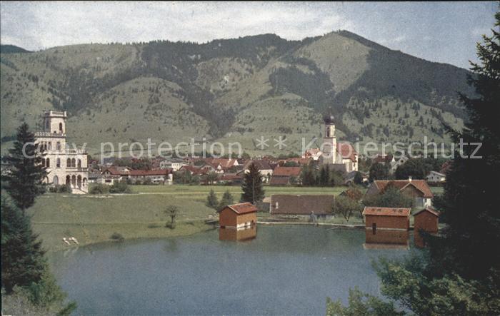 OBERAMMERGAU Bayern Weiher Osterbichel