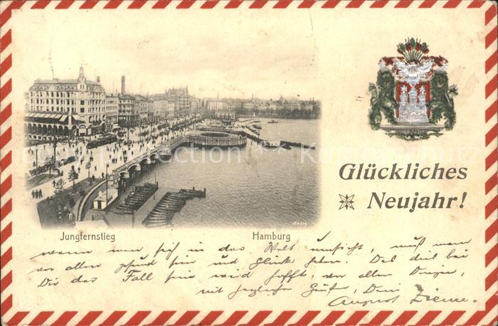 HAMBURG  CITY Jungfernstieg Neujahr