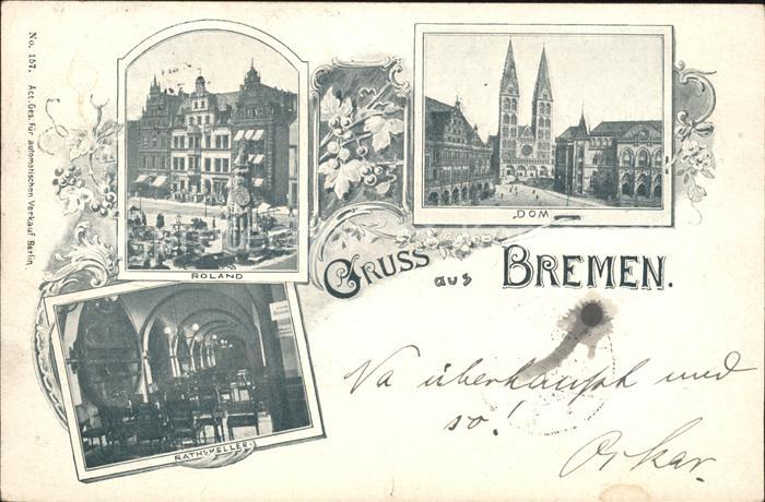 BREMEN  CITY Dom Roland Ratskeller