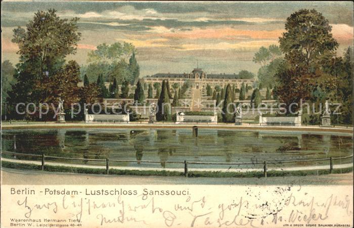 BERLIN CITY Potsdam Lustschloss Sanssouci