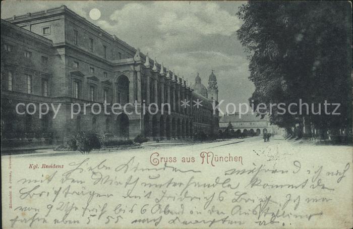 Muenchen Bayern Koenigliche Residenz