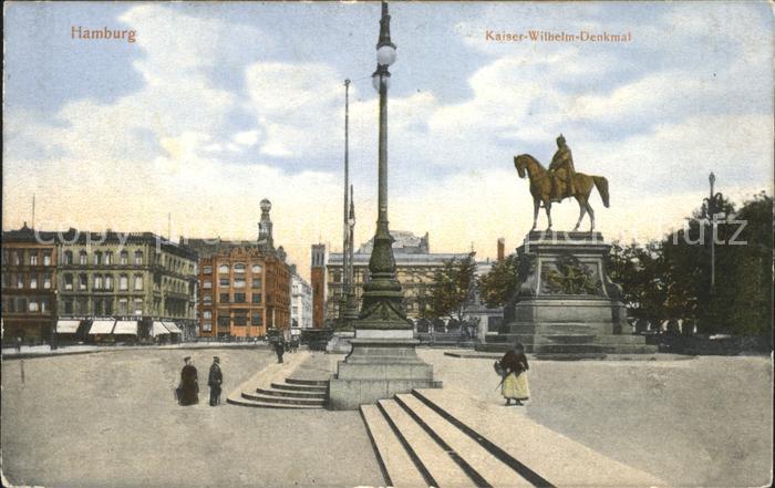 HAMBURG CITY Kaiser-Wilhelm-Denkmal