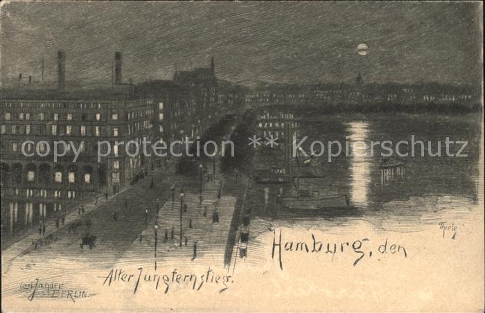 HAMBURG CITY Alter Jungfernstieg Thiele