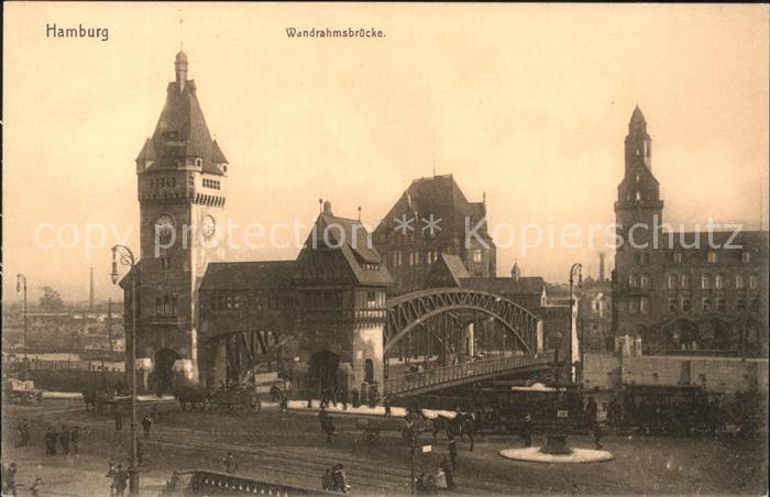 HAMBURG CITY Wanrahmsbruecke