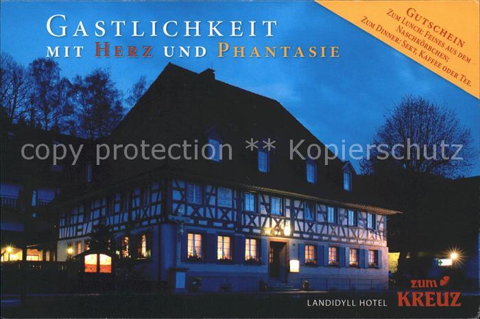 Glottertal Hotel zum Kreuz Gutschein