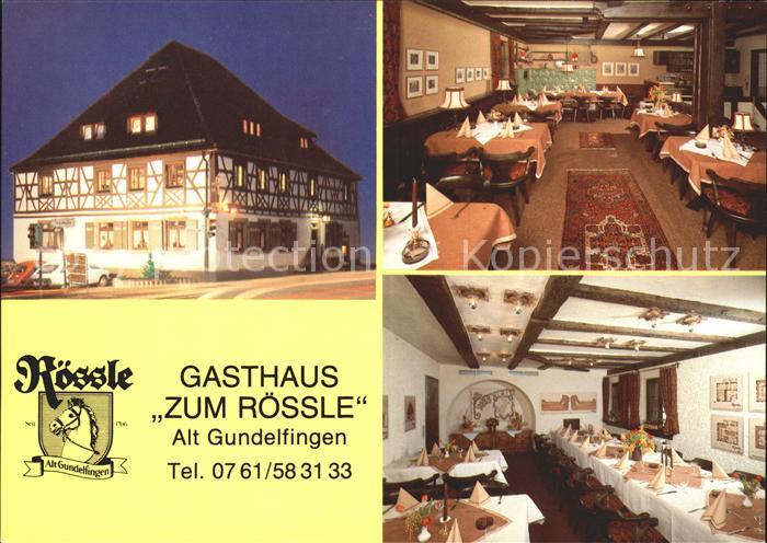 Gundelfingen Breisgau Gasthaus zum Roessle