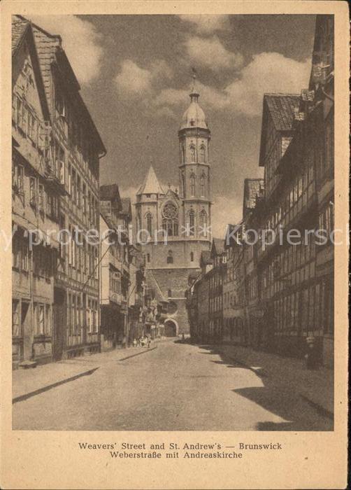 Brunswick Braunschweig Weberstrasse Andreaskirche