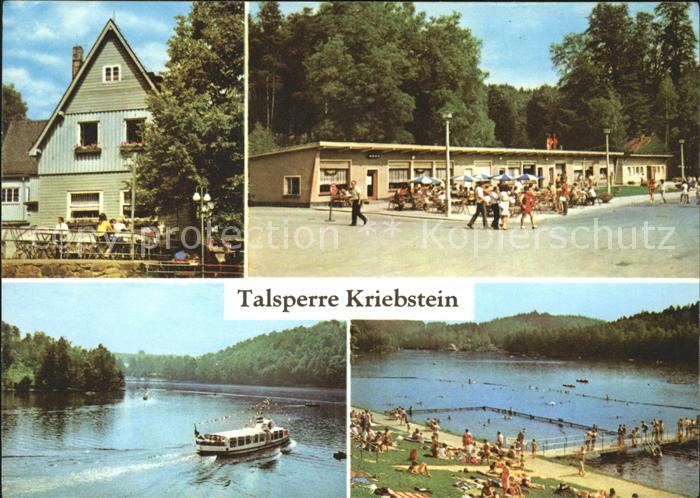 Kriebstein Talsperre HOG Ladenstrasse Stausee MS Sachsen Freibad