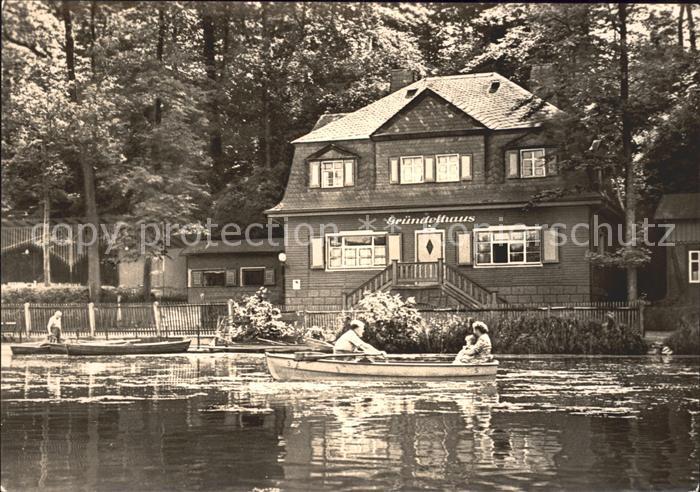 Glauchau Gruendelhaus Gruendelteich