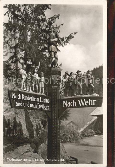 Todtmoos Schwarzwald BW Wegweiser