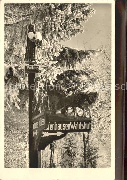 Grafenhausen Schwarzwald Hotel-Kurhaus Rothaus Wegweiser